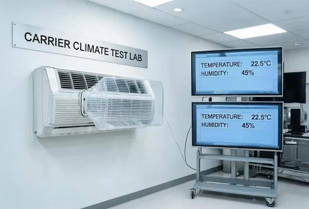 Carrier psychrometric HVAC chamber