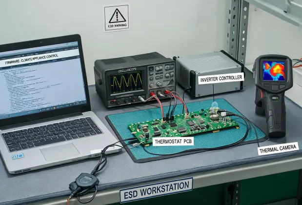 Carrier electronics reliability bench